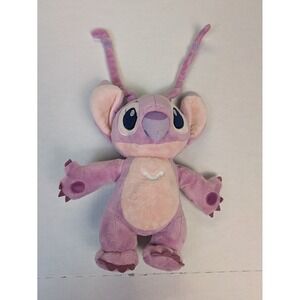 Disney Lilo and Stitch Angel Plush Experiment 624 Purple Pink Soft Toy 10" Girl